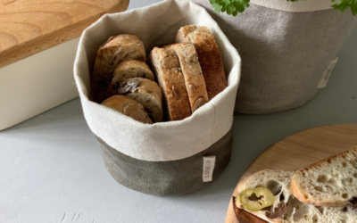 Linen Bread Baskets :: Sustainable Zero Waste Living